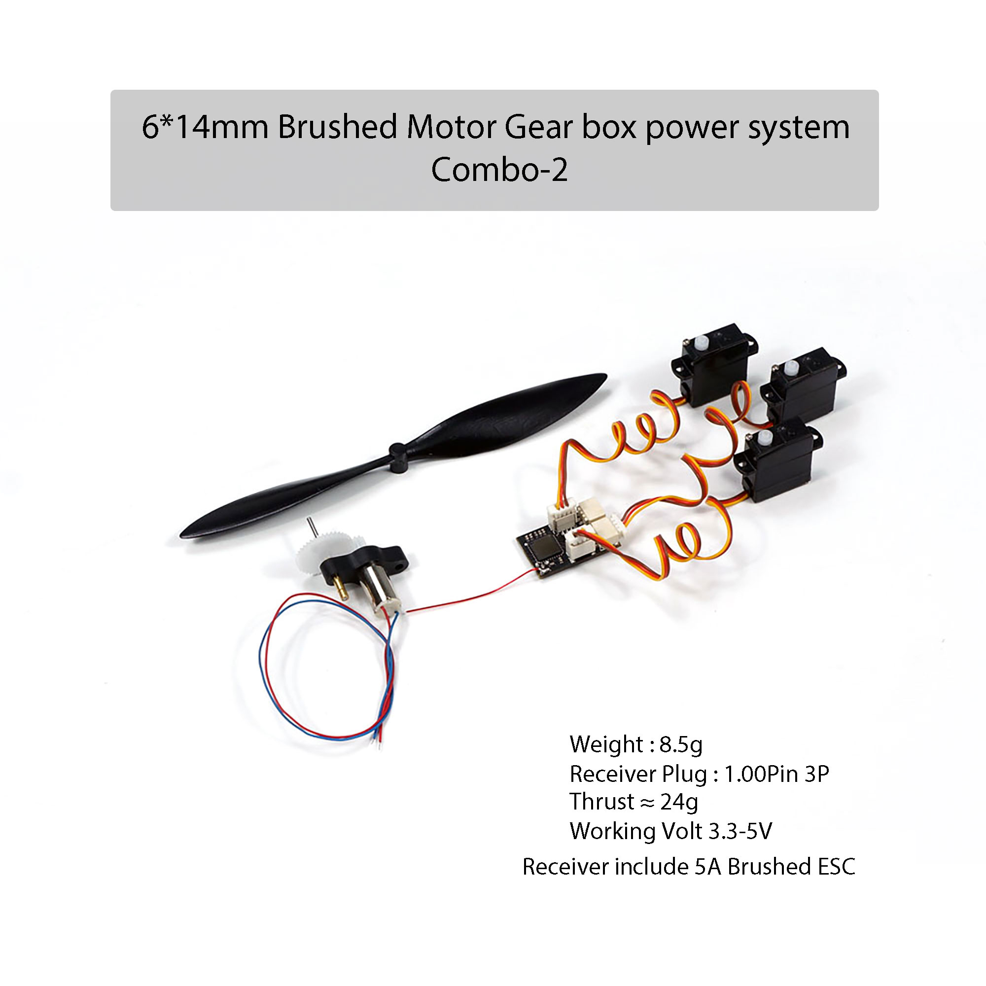 AEORC 6x14 geborstelde motorco - Brushless Motor Thrust Test Stand recensie en prijs